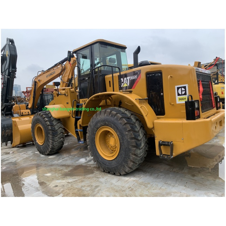 Cargador frontal CAT966H de 23 toneladas, cargador usado importado de Japón a la venta