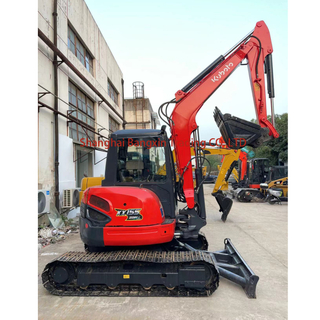 Excavadora KUBOTA KX155-3Z Miniexcavadora usada de 5 toneladas con pocas horas de trabajo a la venta