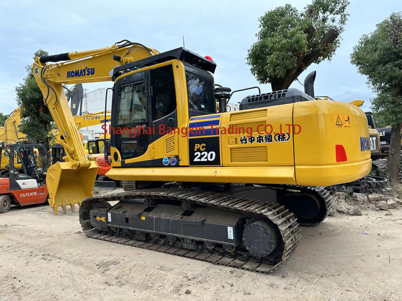 fabricante usado de la excavadora komatsu pc220
