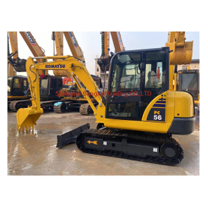 Excavadora Komatsu Pc56 de 5 toneladas Original fabricada en Japón Pocas miniexcavadoras de orugas usadas en buenas condiciones