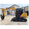 Excavadora SANY SY75C de 7 toneladas, miniexcavadora usada de fabricación china original a la venta