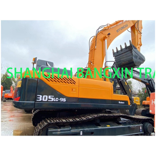 Excavadora Hyundai 305c-9 de 30 toneladas, excavadora de orugas pesada usada original de Corea para la venta