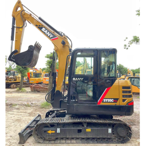 Excavadora SANY SY55C de 5 toneladas, miniexcavadora usada de fabricación china original a la venta