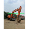 Excavadora de ruedas DOOSAN DW210-7 Excavadora de ruedas usada original de 20 toneladas de Corea a la venta