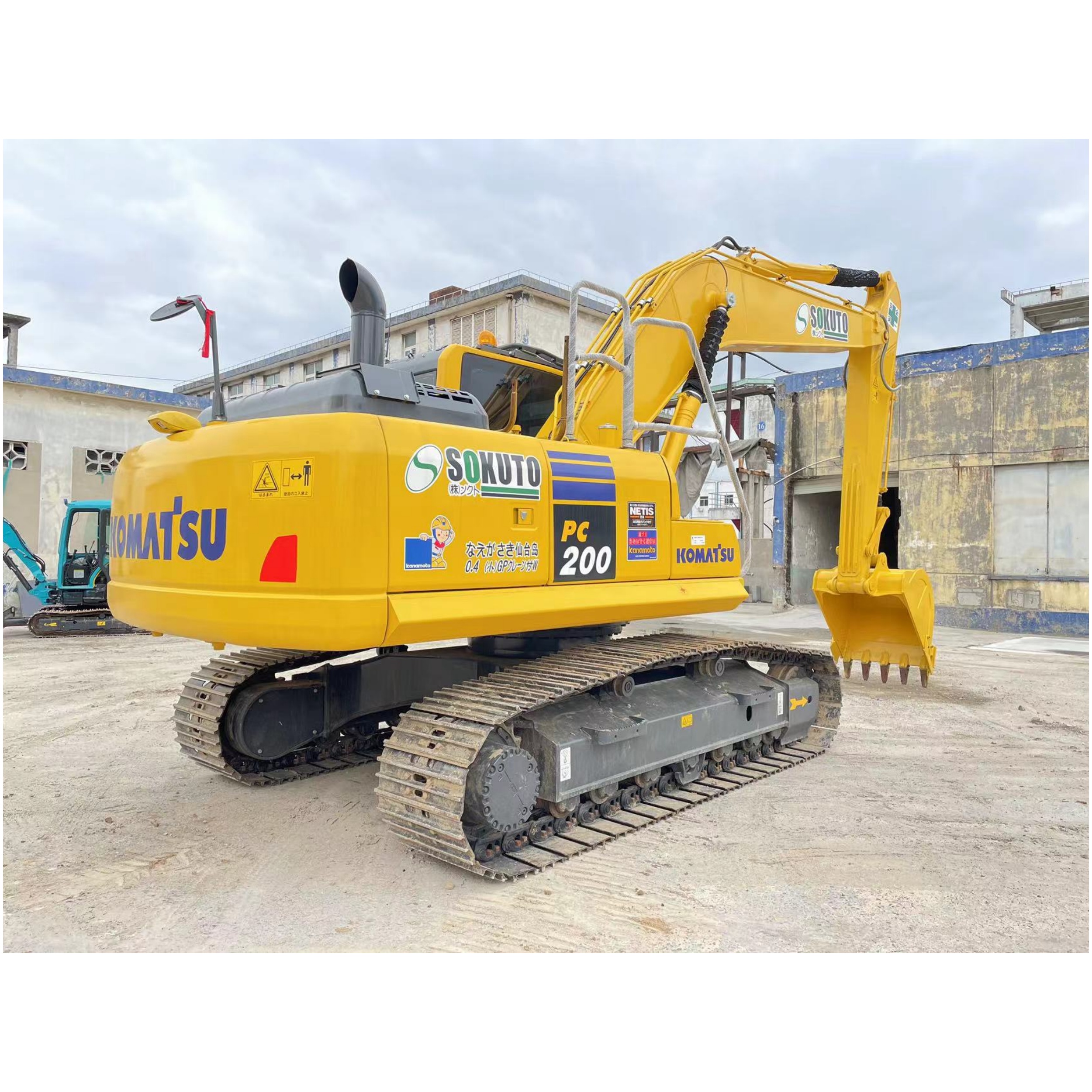Used excavator komatsu pc200-8N1 supplier Proveedor de excavadora usada komatsu pc200-8N1