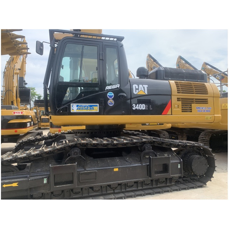 Excavadora Caterpillar CAT340d2 34 toneladas Excavadora de orugas pesada original de Japón Excavadora usada para la venta
