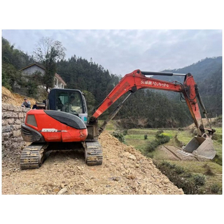 Excavadora KUBOTA KX183 de 8 toneladas, miniexcavadora usada importada de Japón para la venta