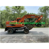 Excavadora de ruedas DOOSAN DW150-7 Excavadora de ruedas usada original de 15 toneladas de Corea a la venta