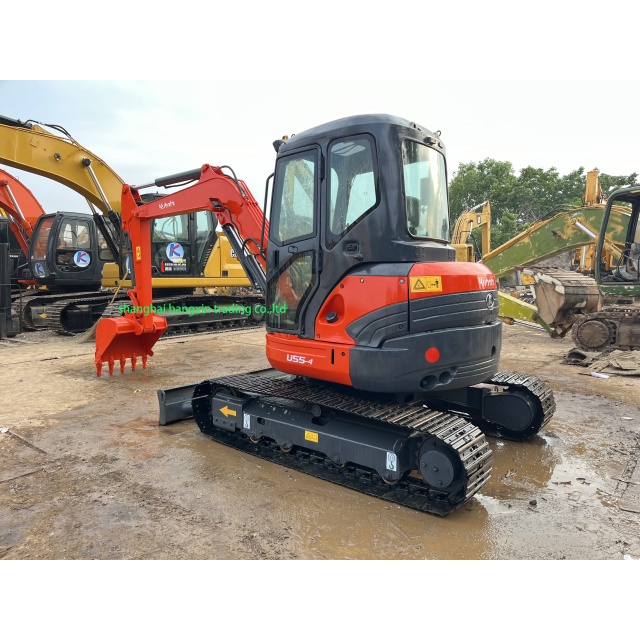 used mini excavator kubota U55 manufacturer miniexcavadora usada fabricante kubota U55