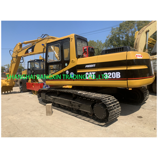 Excavadora Caterpillar CAT320B Excavadora de orugas japonesa original de 20 toneladas Excavadora usada para la venta