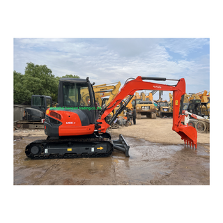 Excavadora KUBOTA U55 de 5 toneladas, miniexcavadora usada original de la EPA de Japón a la venta