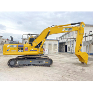 Excavadora Komatsu Pc200-8N1 de 20 toneladas, excavadora de orugas usada fabricada en Japón para la venta