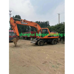Excavadora de ruedas DOOSAN DW210-7 Excavadora de ruedas usada original de 20 toneladas de Corea a la venta