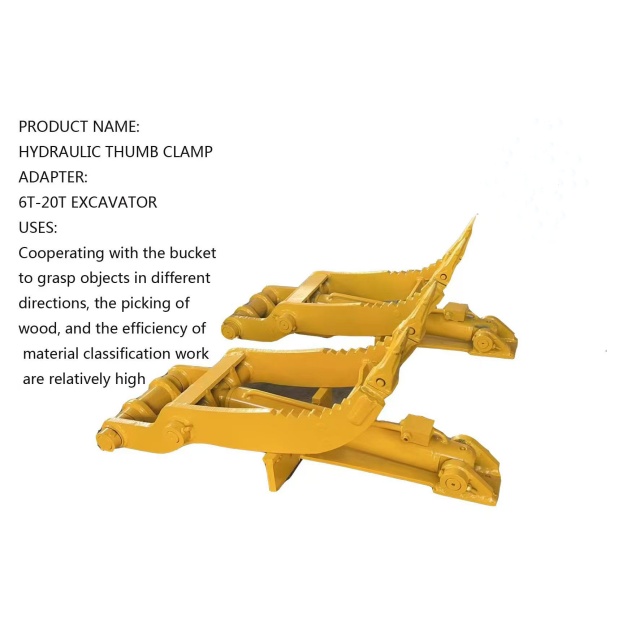 hydraulic thumb vendor vendedor de pulgar hidráulico