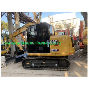 Excavadora Caterpillar CAT307e2 de 7 toneladas, miniexcavadora usada original de la EPA de Japón para la venta