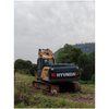 Excavadora Hyundai 150 de 15 toneladas, excavadora de orugas media usada original de Corea a la venta