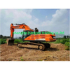 Excavadora DOOSAN DX420 de 42 toneladas de pintura original, excavadora pesada usada importada de Corea a la venta